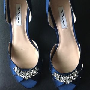 Nina Cylinda Embellished d’Orsay Pump, Size 8 1/2